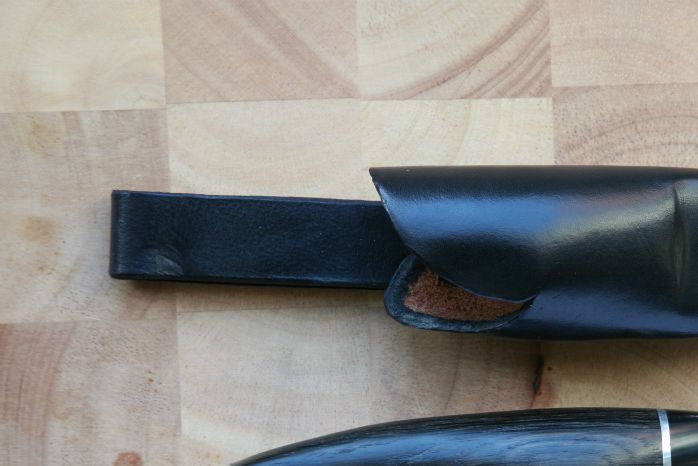 Kniv med skeden der nok bliver brugt mest.